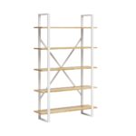 Biały regał na książki lub segregatory