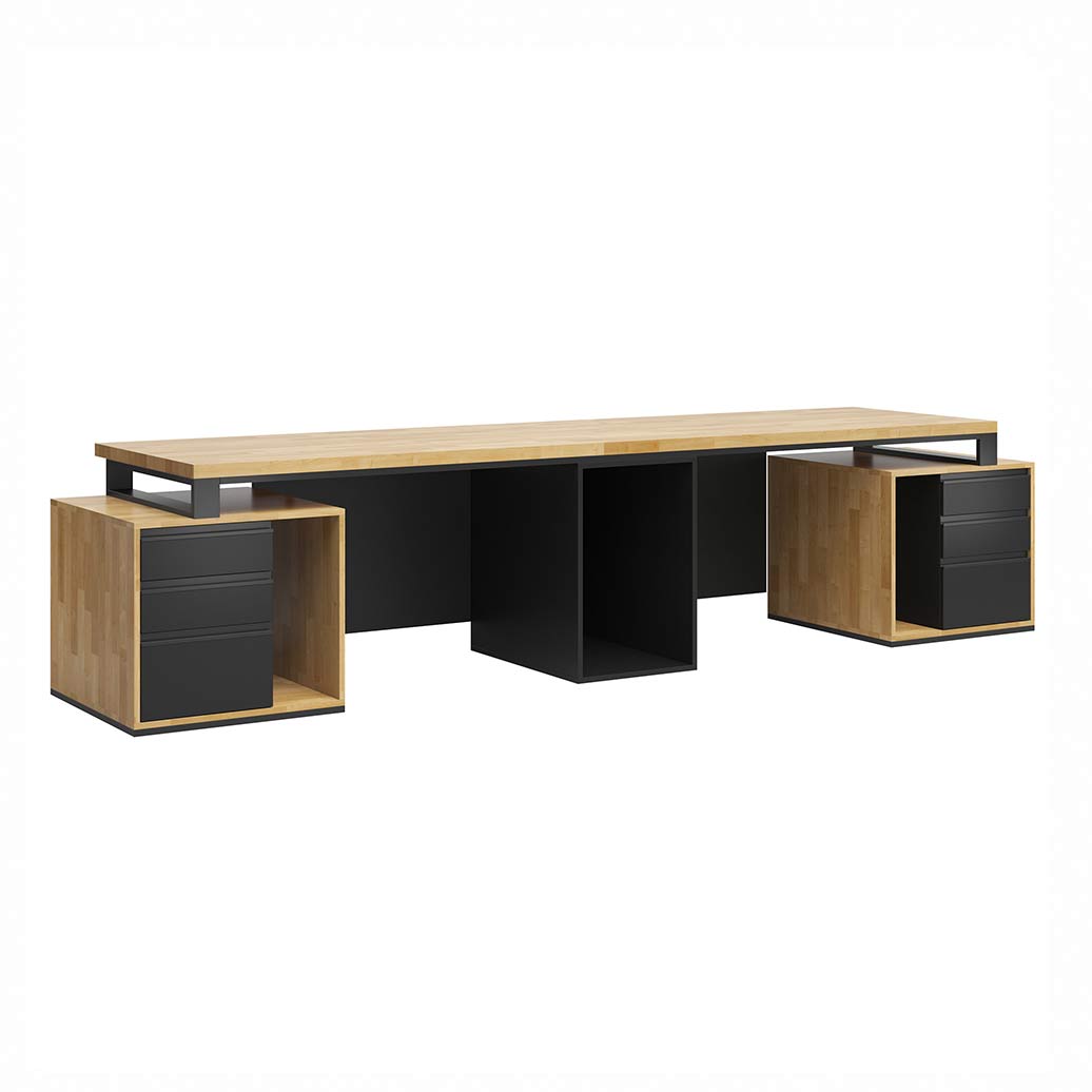 biurko dwustanowiskowe do pracy w firmie