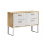 Biała komoda z szufladami. Szer. 110cm