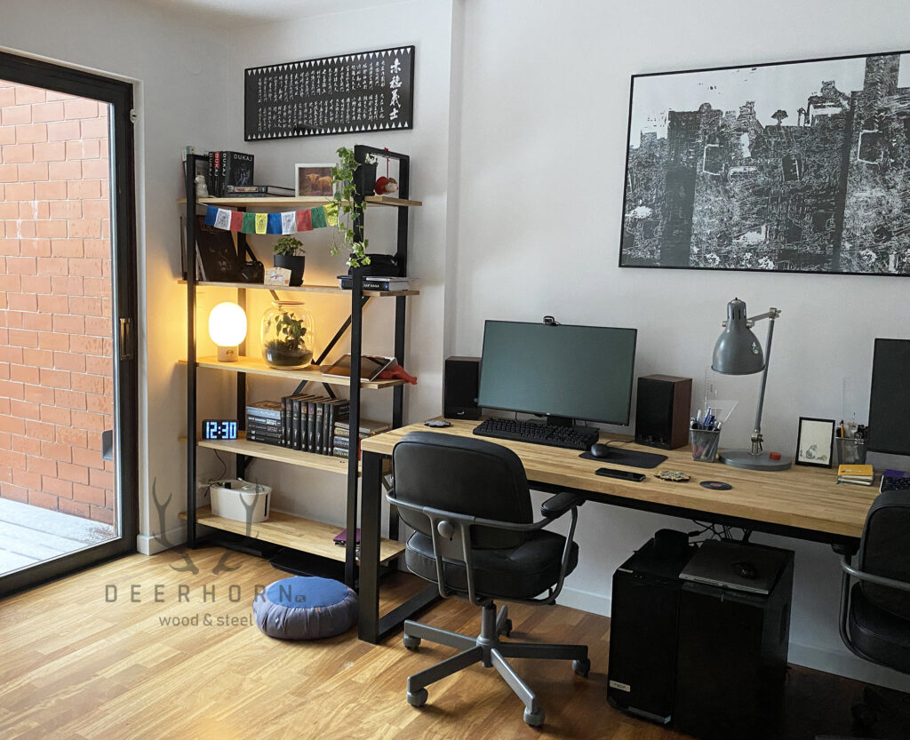 gabinet w styu industrialnym