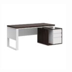 biurko heban z kontenerkiem