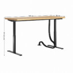 biurko regulowane z cichym mechanizmem elektrycznym