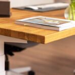 biurko regulowane z dużym zakresem wysokości