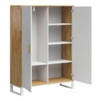 biała szafa do gabinetu menedżera