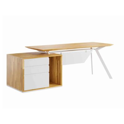 białe biurko