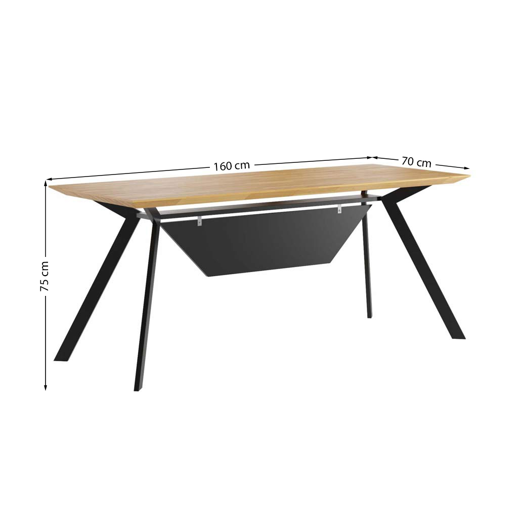 biurko z blenda maskujaca biurko z blendą maskującą