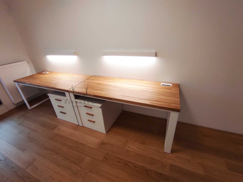 biurka loftowe białe