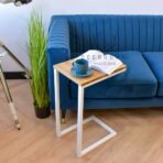 biały stolik loftowy