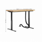 biurko ergonomiczne z regulacją wysokości