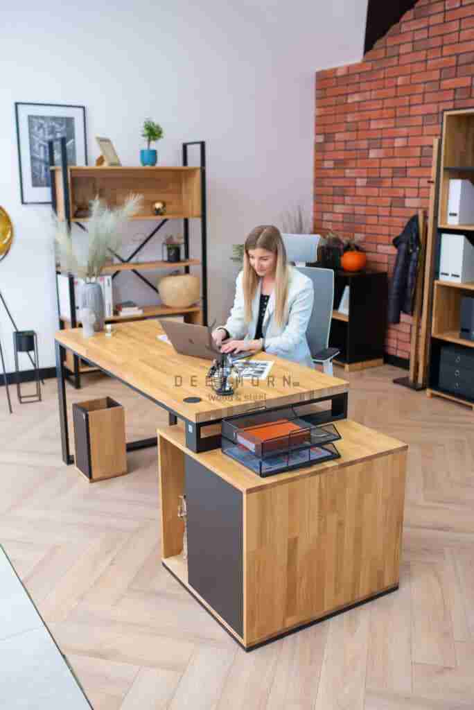 biurko gabinetowe loft