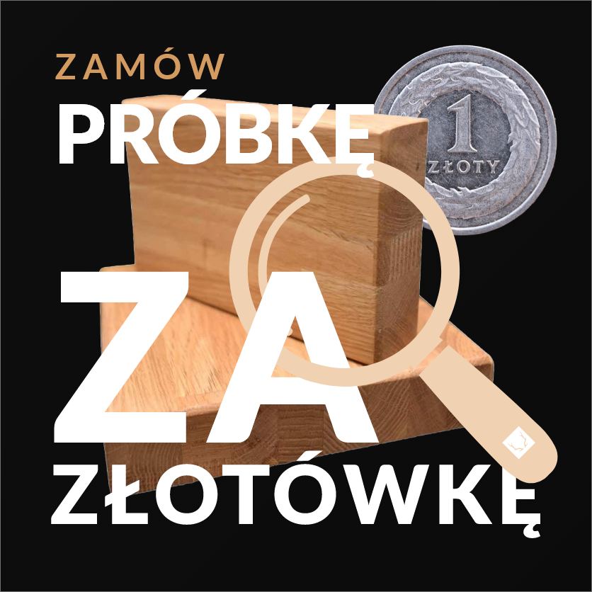 próbka drewna za 1 zł