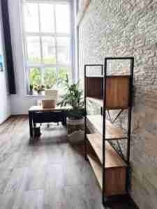 meble loft drewno metal