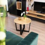 okrągły stolik kawowy