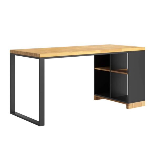 biurko z półkami
