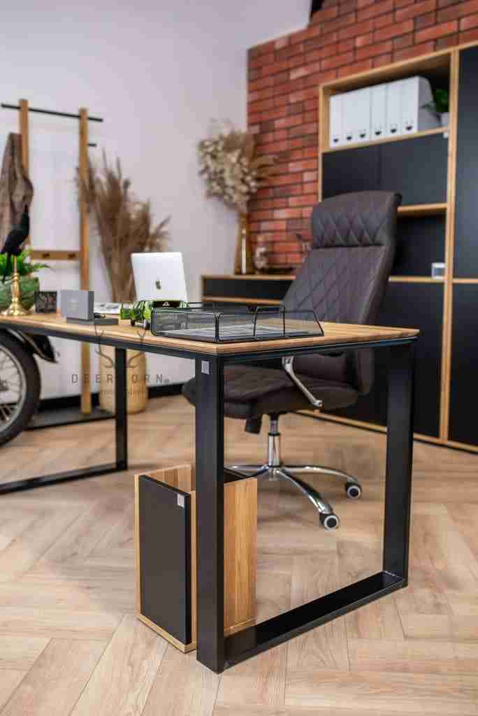 Biurko premium, loft od Deerhorn do biura i gabinetu 👍