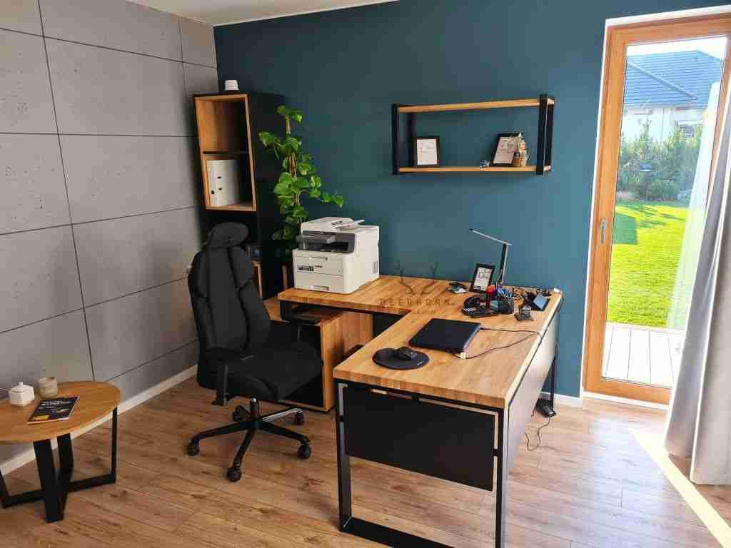 biurko loft do domowego biura