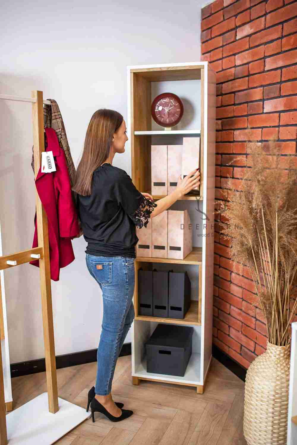 Regał biurowy loft, industrialny na segregatory dokumenty 👍