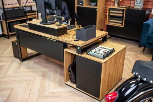 nowoczesne biurko drewniane