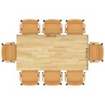 Stół dębowy pająk do sal konferencyjnych 200x100