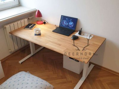 biurko do pracy stojącej i siedzącej