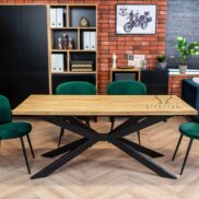 stół dębowy loft pająk
