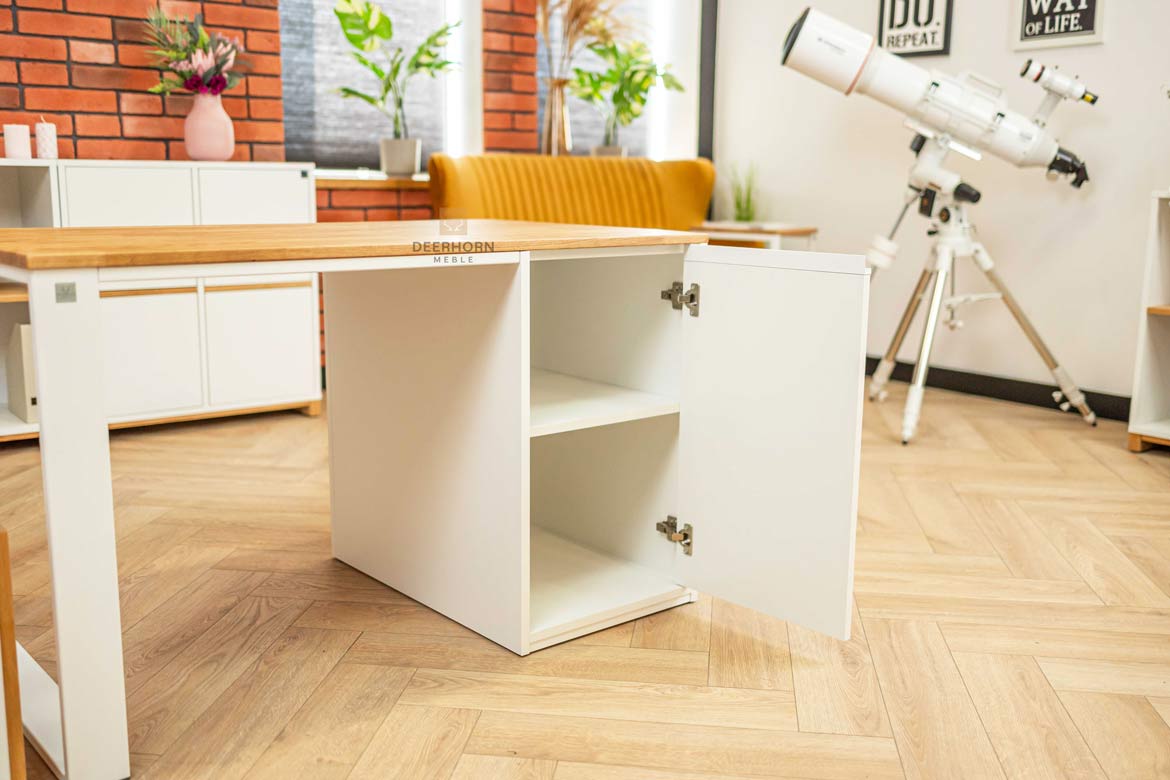 biurko z szafką biurkową