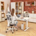 białe meble biurowe