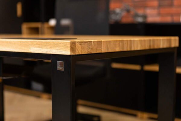 biurka drewniane dębowe