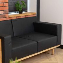 sofa skórzana dwuosobowa