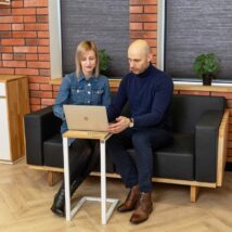 sofy do biura poczekalni