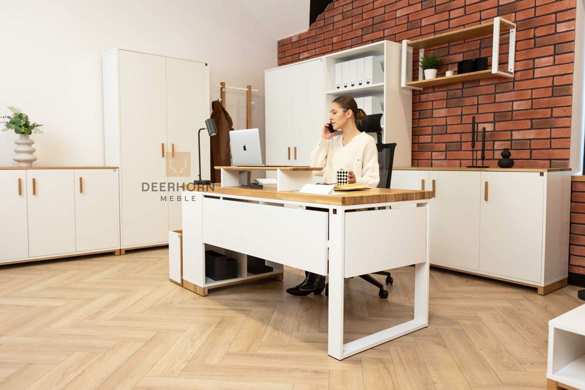 nowoczesne meble do biura, stanowiące serce pomieszczenia
