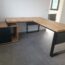 duże biurko drewniane
