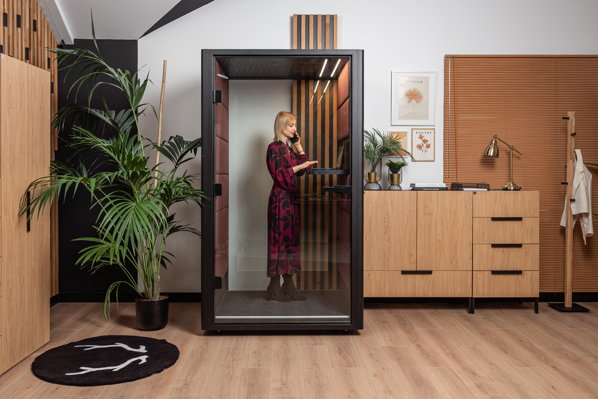 budka dźwiękoszczelna do biura