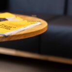 stolik kawowy ryflowany okrągły