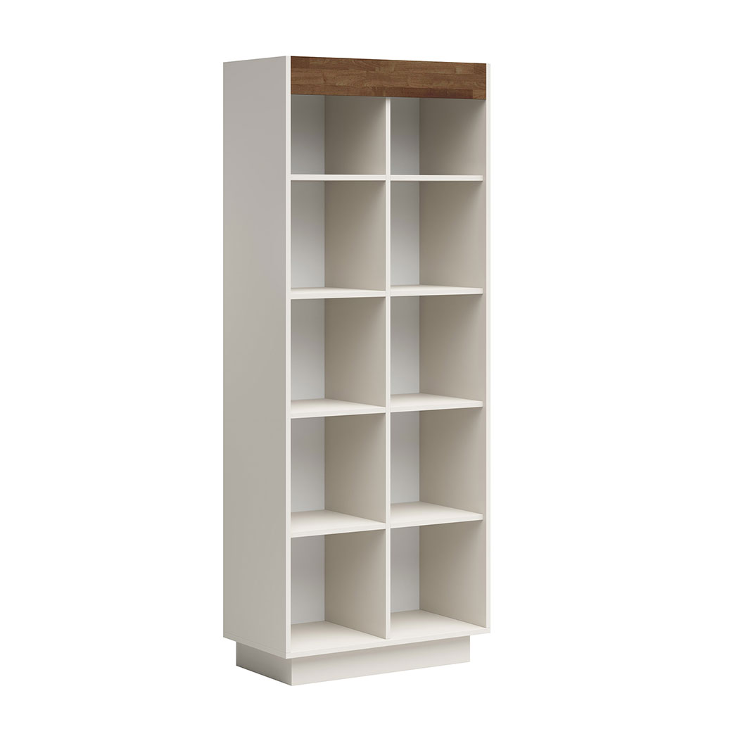 regał z półkami do biura