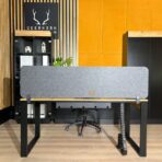 przegrody biurkowe z materiału ekologicznego PET