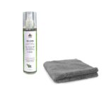 Płyn, preparat do czyszczenia mebli, płyt meblowych, laminatów, HPL, PVC + ściereczka z mikrofibry