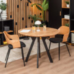 stół drewniany czarne nogi