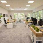 meble w przestrzeni open space