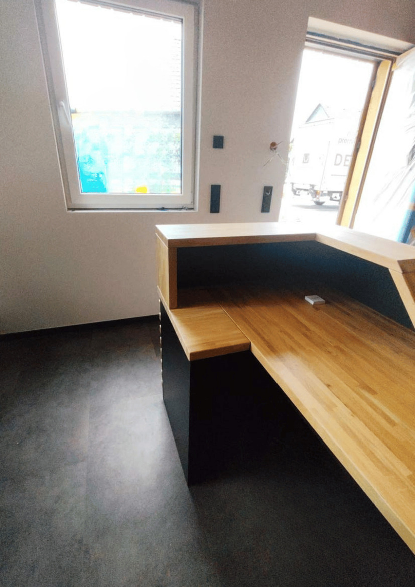 recepcja do placówki medycznej