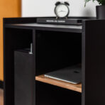 czarna szafka pod drukarkę