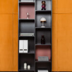 nowoczesny regał otwarty do biura