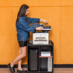 szafka pod drukarkę na kółkach do biura