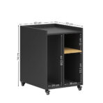 Szafka pod drukarkę z drewnianą półką