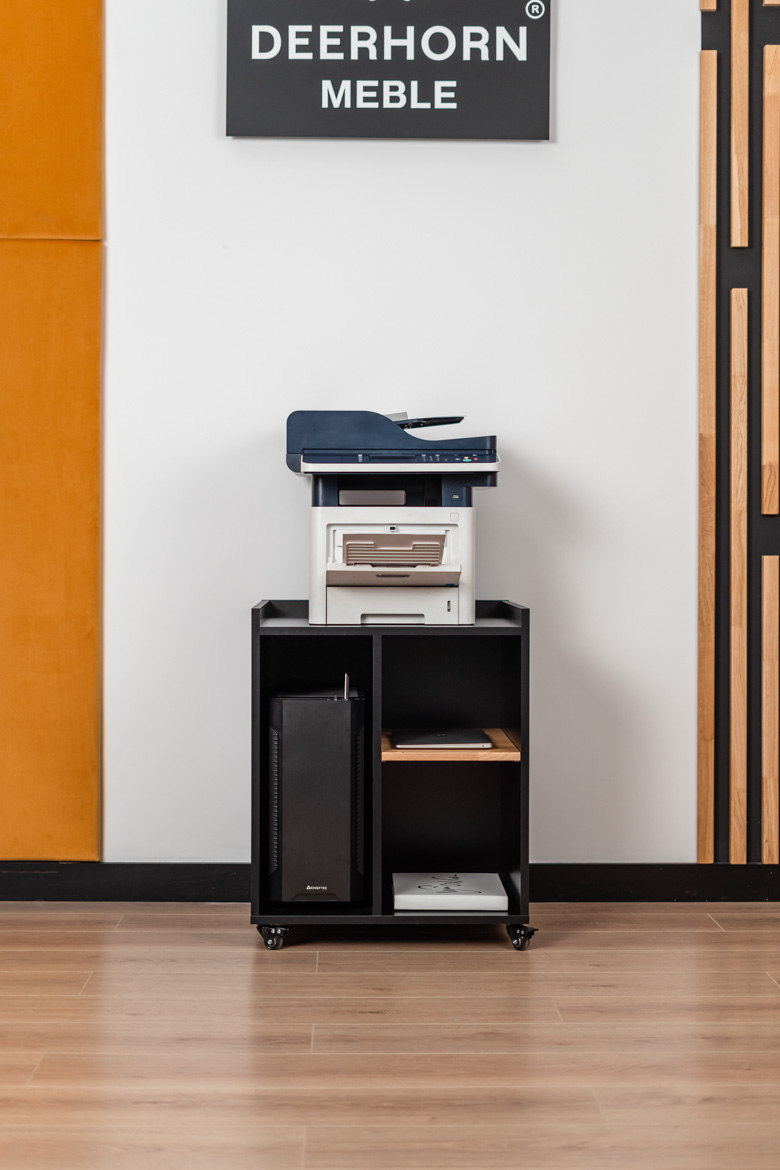 szafka z półką na papier