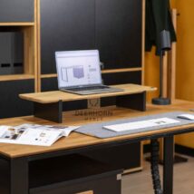 biurko do biura domowego nowoczesne drewniane