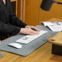 biurko komputerowe drewniane nowoczesne czarne