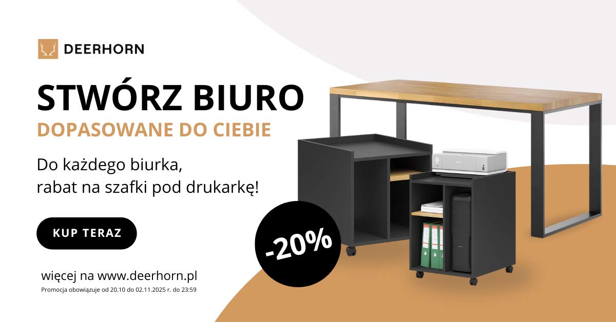 Promocja biurko szafka
