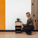 mały kontenerek biurowy