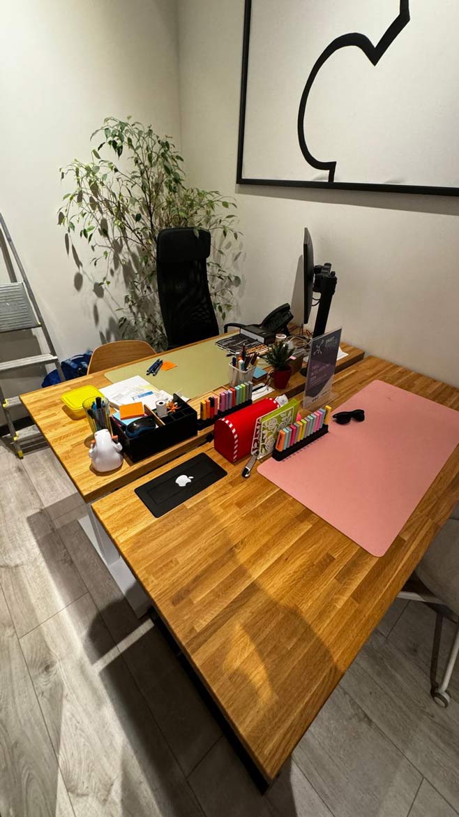 białe biurka dla Pani Klaudii